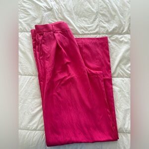 Vibrant Pink Trousers Zara NWT